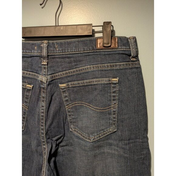 Lee Relaxed Bootcut Denim Jeans Women's 14M Dark Blue - Picture 8 of 14